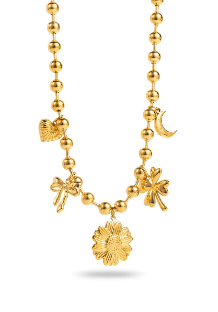 Collier Charms Fleur