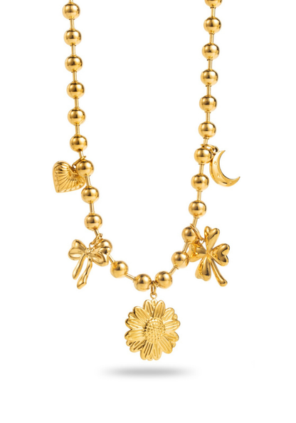 Collier Charms Fleur