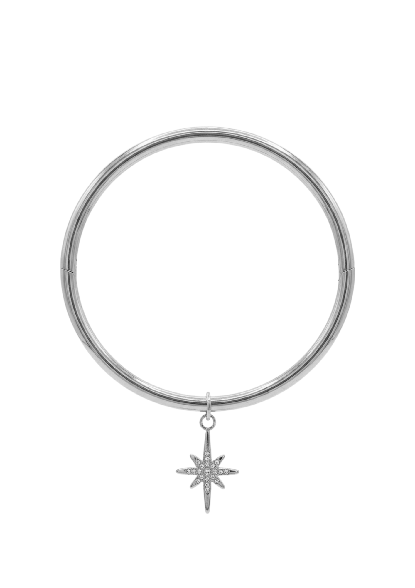 Jonc Breloque Étoile Strass