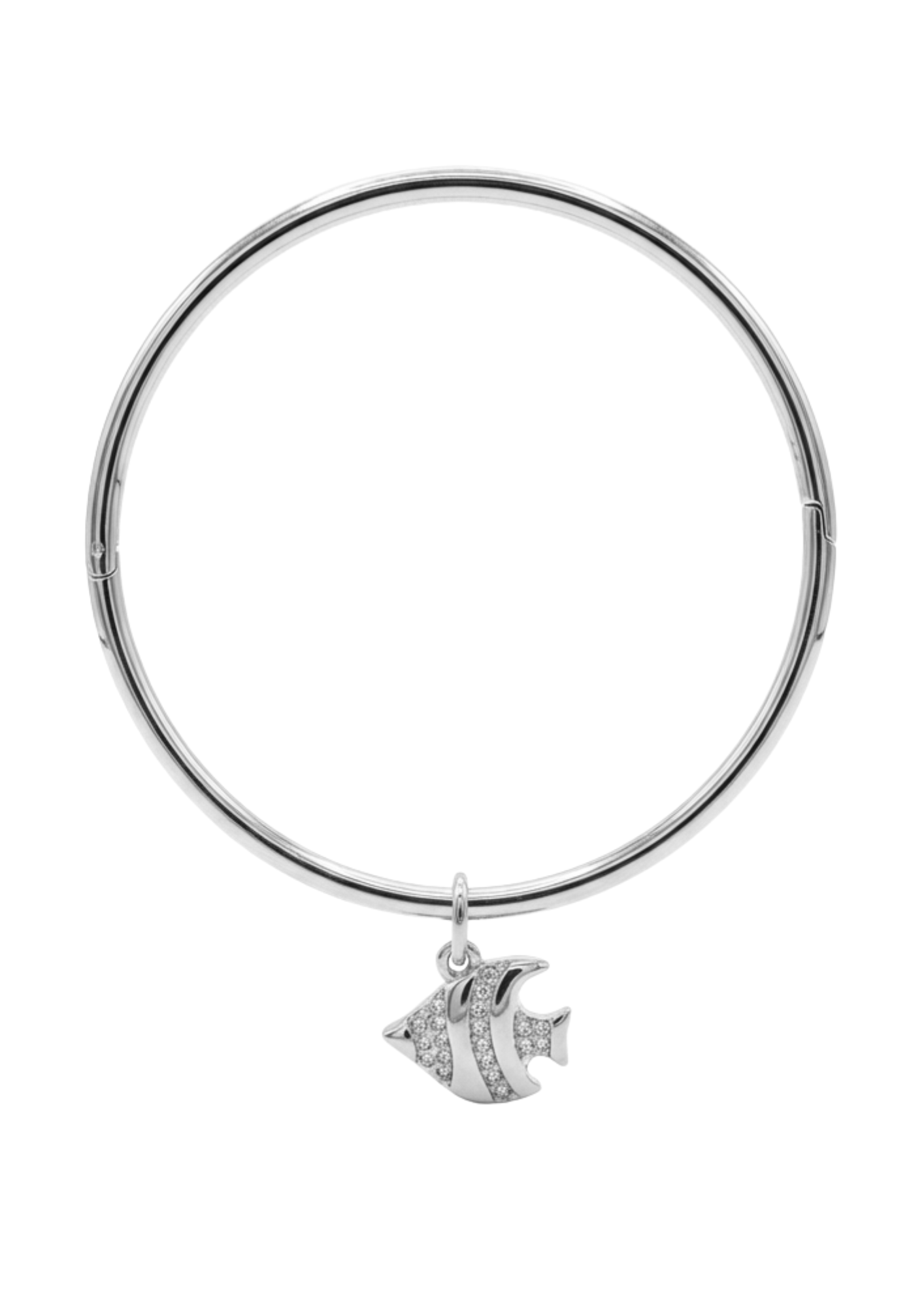 Jonc Breloque Poisson Strass