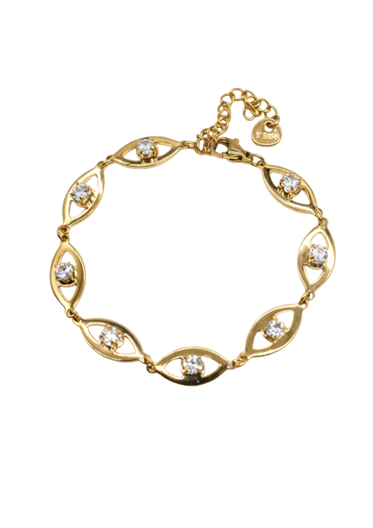 Bracelet Acier Inoxydable Œil