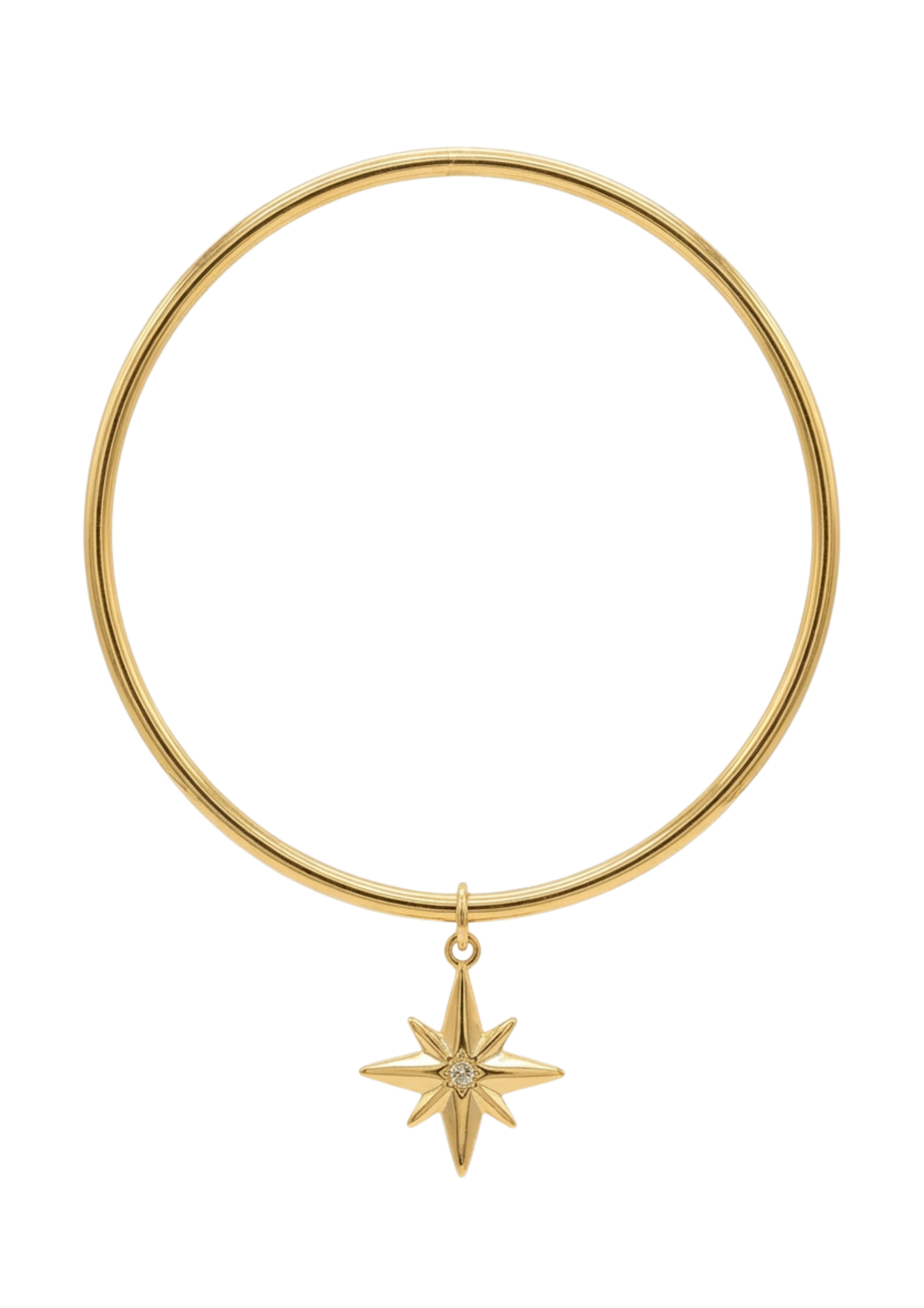 Jonc Breloque Étoile Zircon