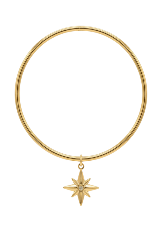 Jonc Breloque Étoile Zircon