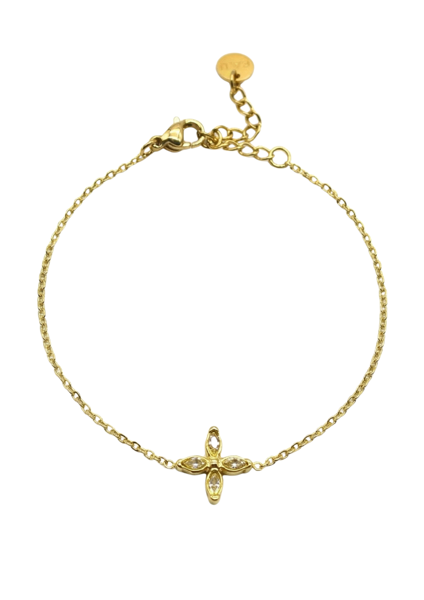 Bracelet Acier Inoxydable Fleur Trèfle