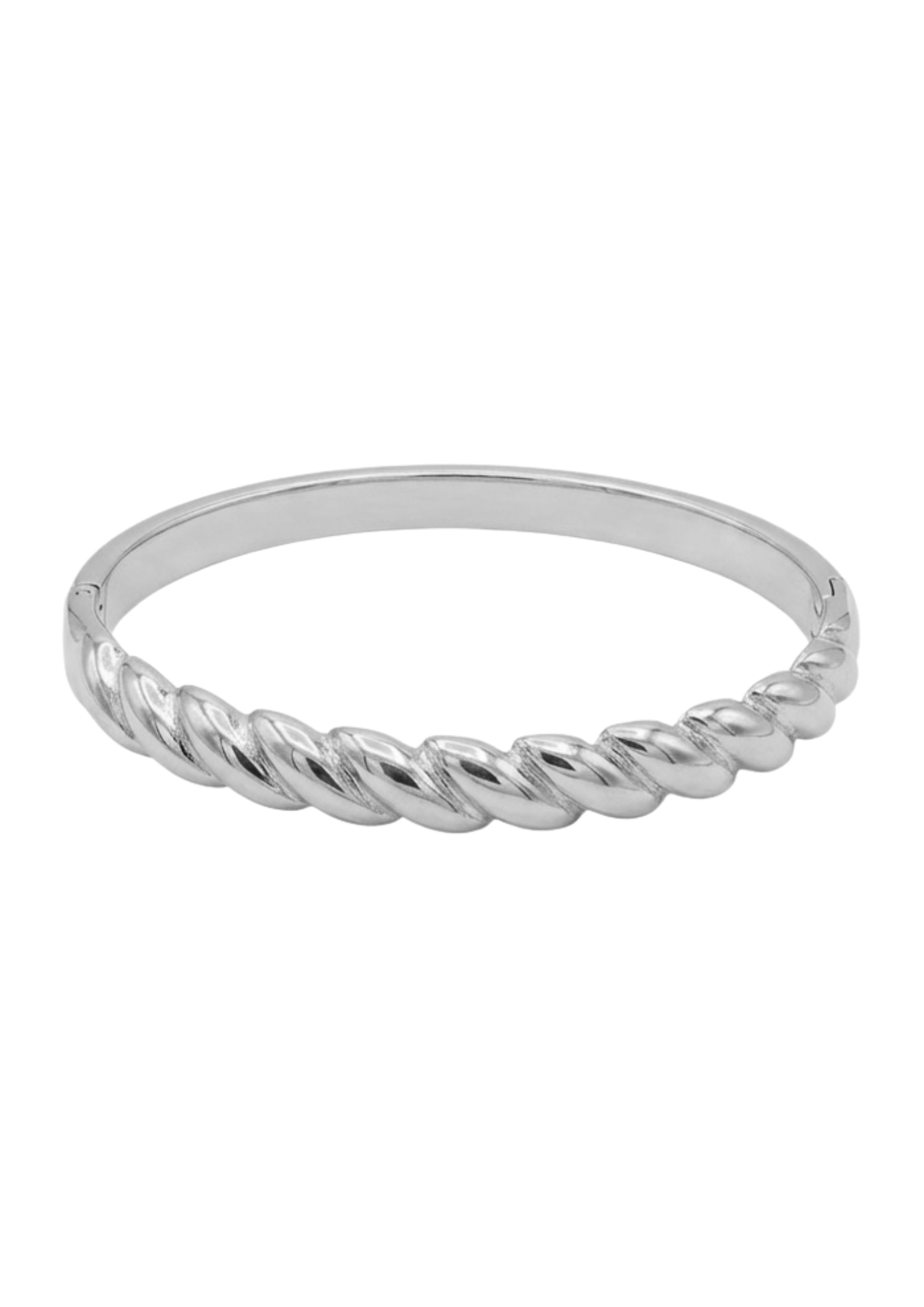 Jonc Acier Inoxydable Rigide Torsade