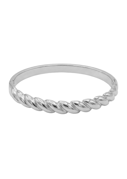 Jonc Acier Inoxydable Rigide Torsade