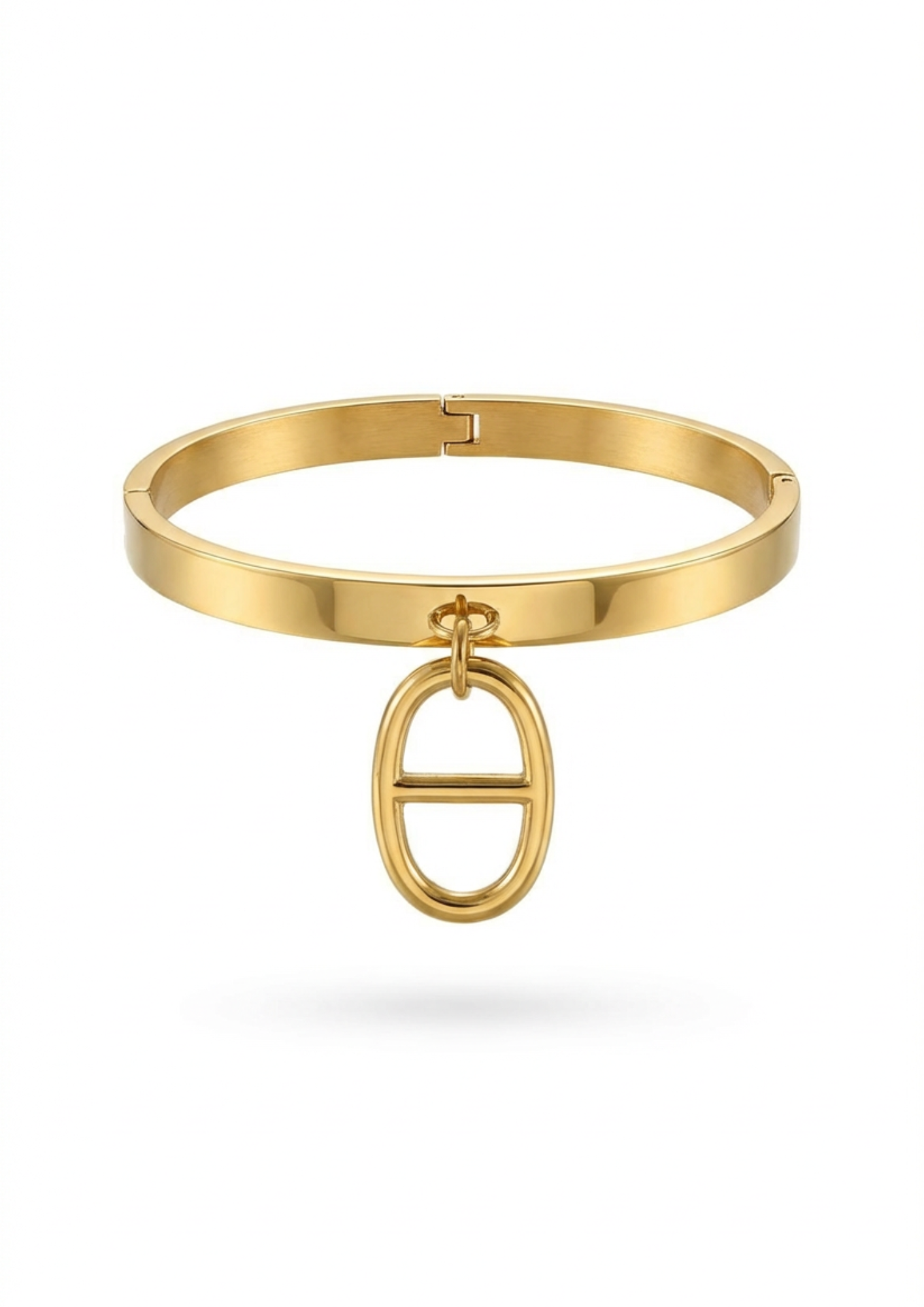 Jonc Breloque Maille Marine