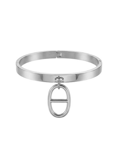 Jonc Breloque Maille Marine